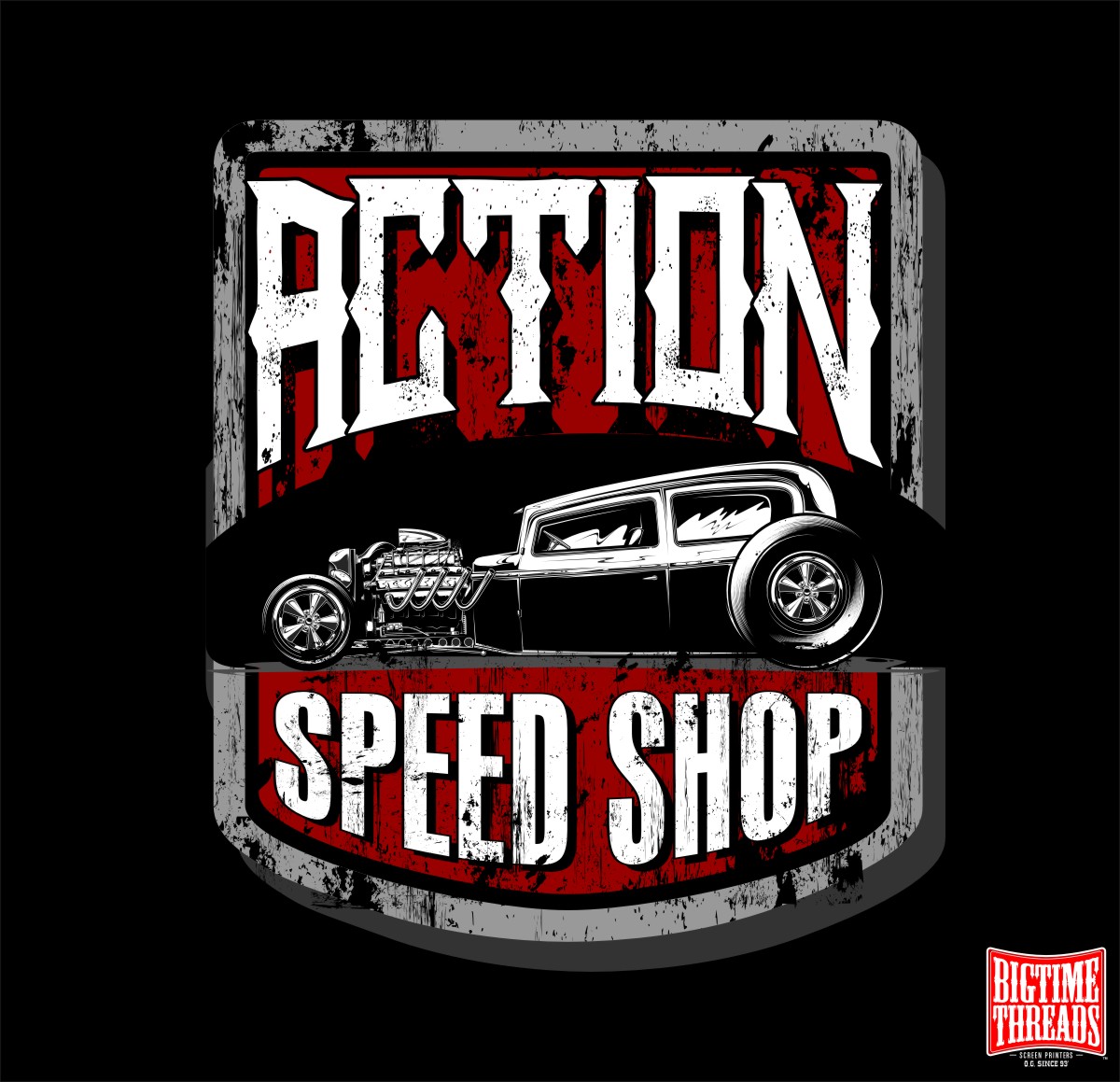 Action Speed Shop T-Shirt 2X-Large
